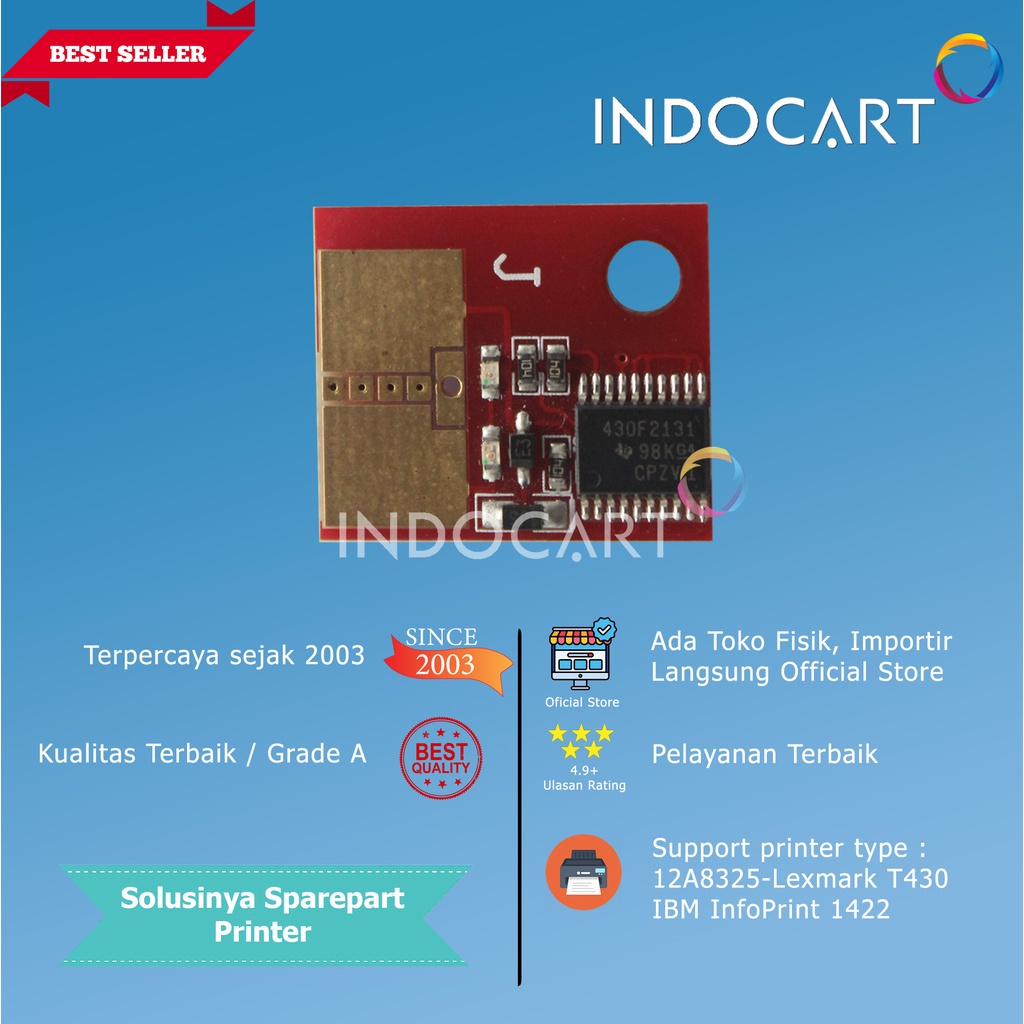 Chip 12A8325-Lexmark T430 IBM InfoPrint 1422-12K