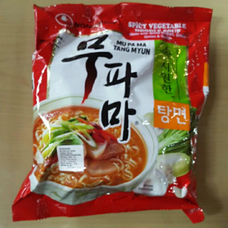 

Flash Sale Nongshim Mu Pa Ma Tang Myun / Mi Korea Rasa Lobak Pedas 122gr