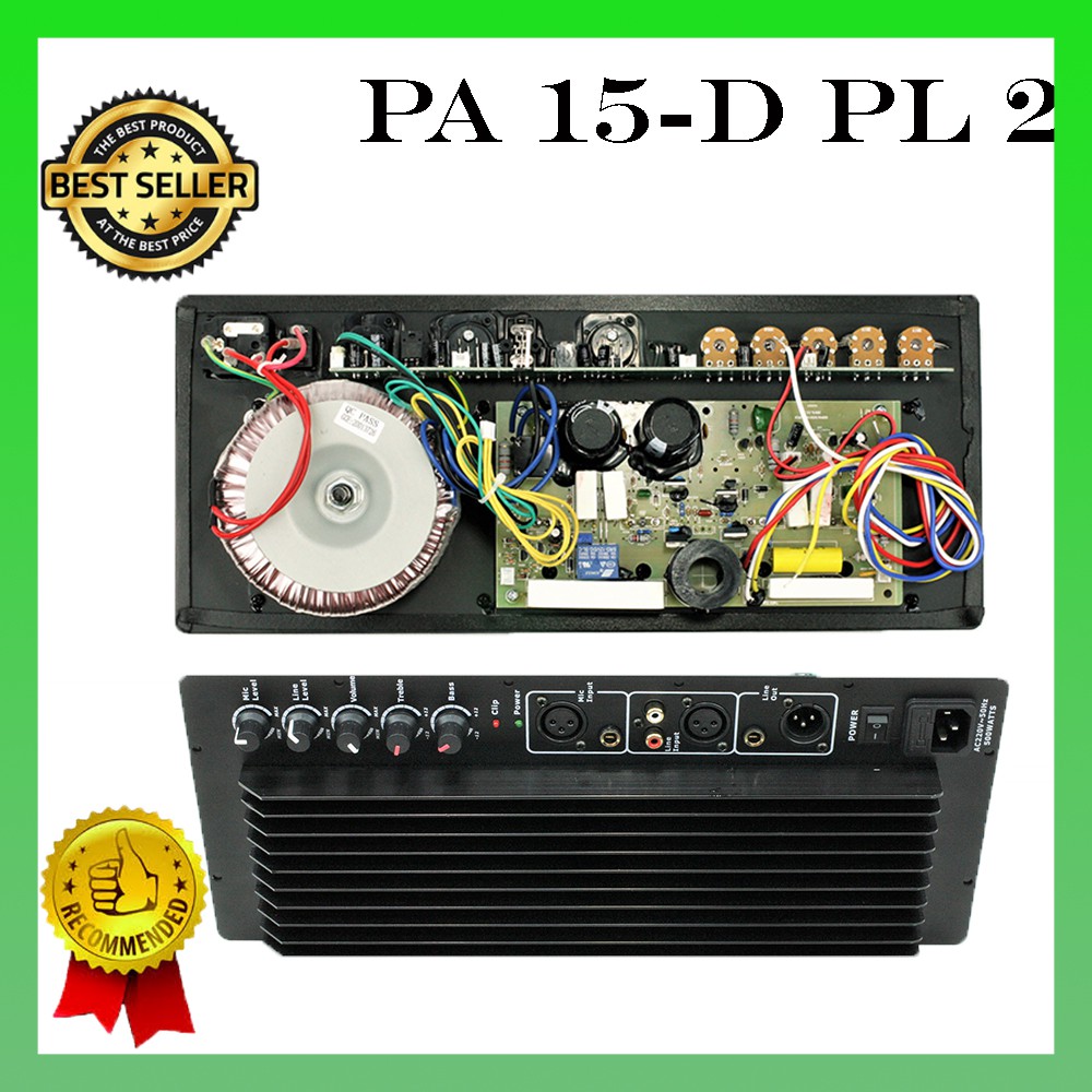 Modul Kit Aktif PA 15-D + PL 2 /KIT POWER MODUL PA 15-D + PL 2 Hupper 1 SET ISI 2 PCS