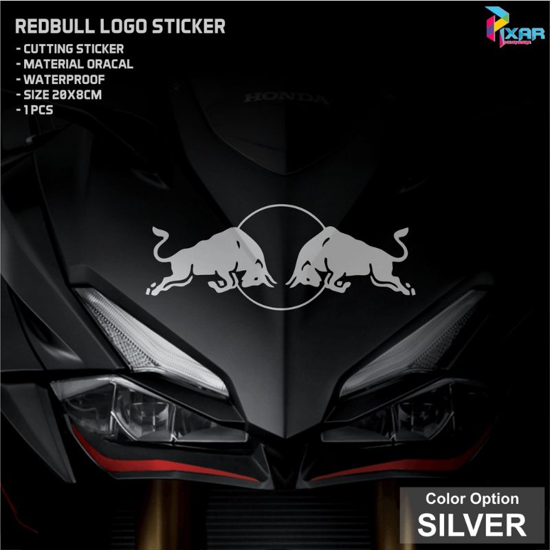 Sticker cutting / stiker redbull cbr 150 250 silver gold premium