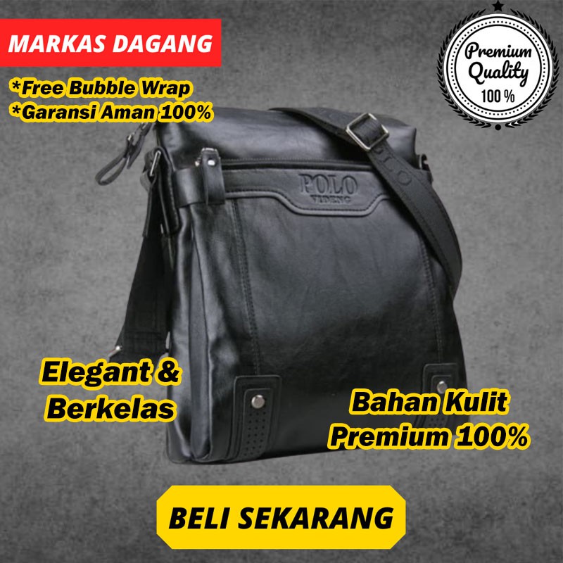 TAS SELEMPANG PRIA TAS BAHU COWOK TAS KULIT PRIA TAS SELEMPANG COWOK TAS SLINGBAG COWOK POLO