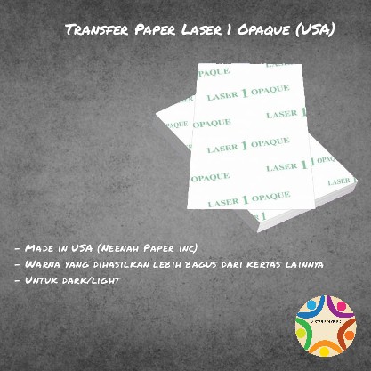 

Transfer Paper Laser 1 Opaque A4