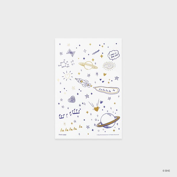 [DP PO] BTS: DNA Merch - Mini Unruled Bound Notebook Goods