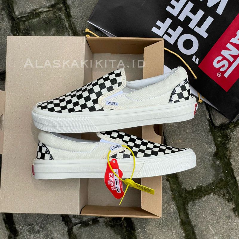 SEPATU VANS SLIP ON CHECKERBOARD PRIA WANITA VANS SLIP ON CATUR SEPATU VANS SLOP PRIA WANITA