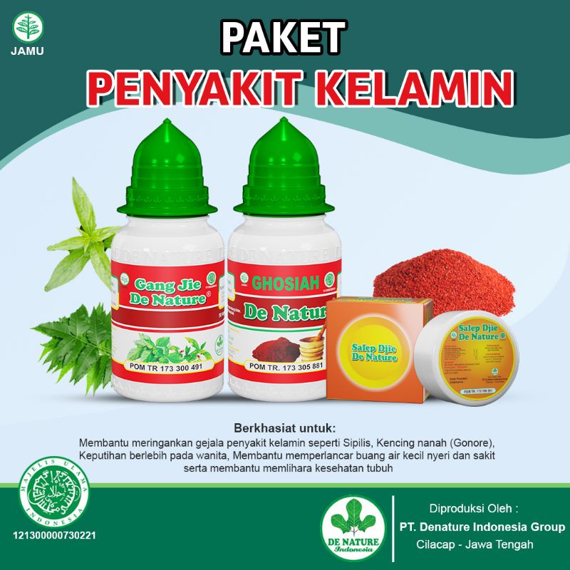 Obat Sipilis - Obat Gejala Sipilis - Obat Kelamin Gatal - Kutil Kelamin & Luka Herbal Pria Wanita