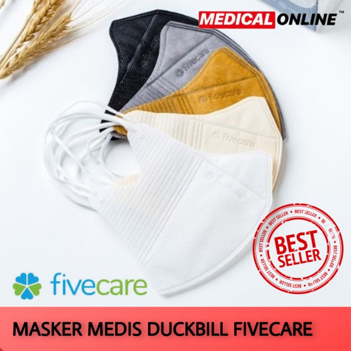 [[READY]] MASKER DUCKBILL FIVECARE BUKAN MASKER DUCKBILL SENSI MEDICAL ONLINE - Hitam