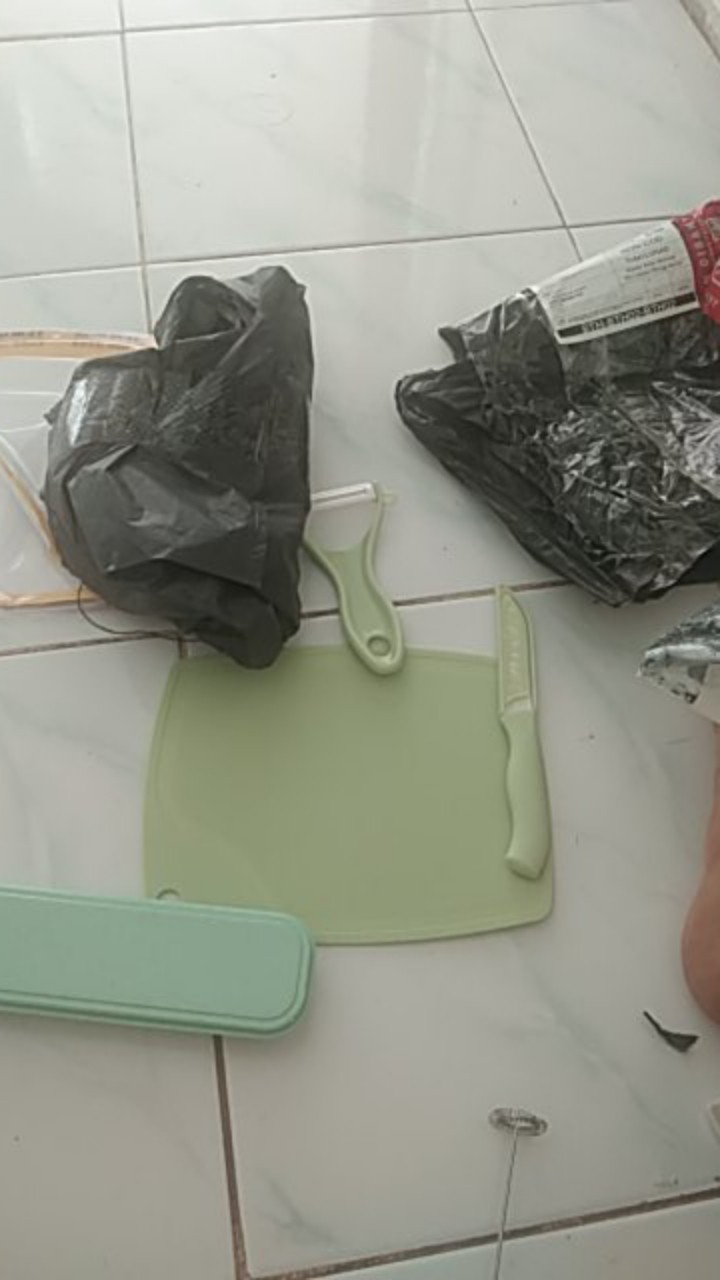 Agb - Aps21 - Talenan Dapur - Alat Talenan Set Dapur- Pisau Pengupas Kentang / Timun