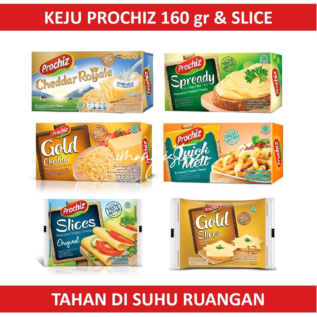 Jual Keju Prochiz Gold Cheddar - Quick Melt - Spready - Cheddar Royale ...