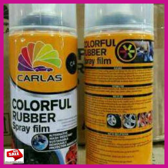 

PETKARCAR- CARLAS RUBBER PAINT WARNA SOLID -ASLIII.