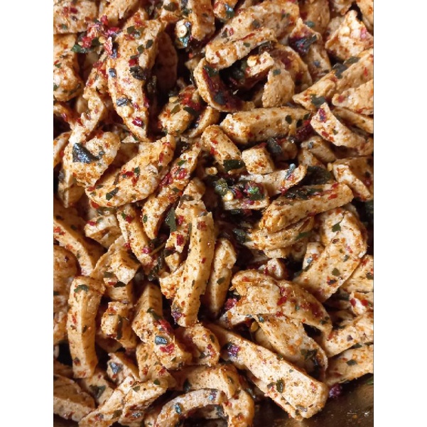 

BASRENG IKAN PEDAS DAUN JERUK 250 gr CEMILAN BASRENG SNACK RINGAN