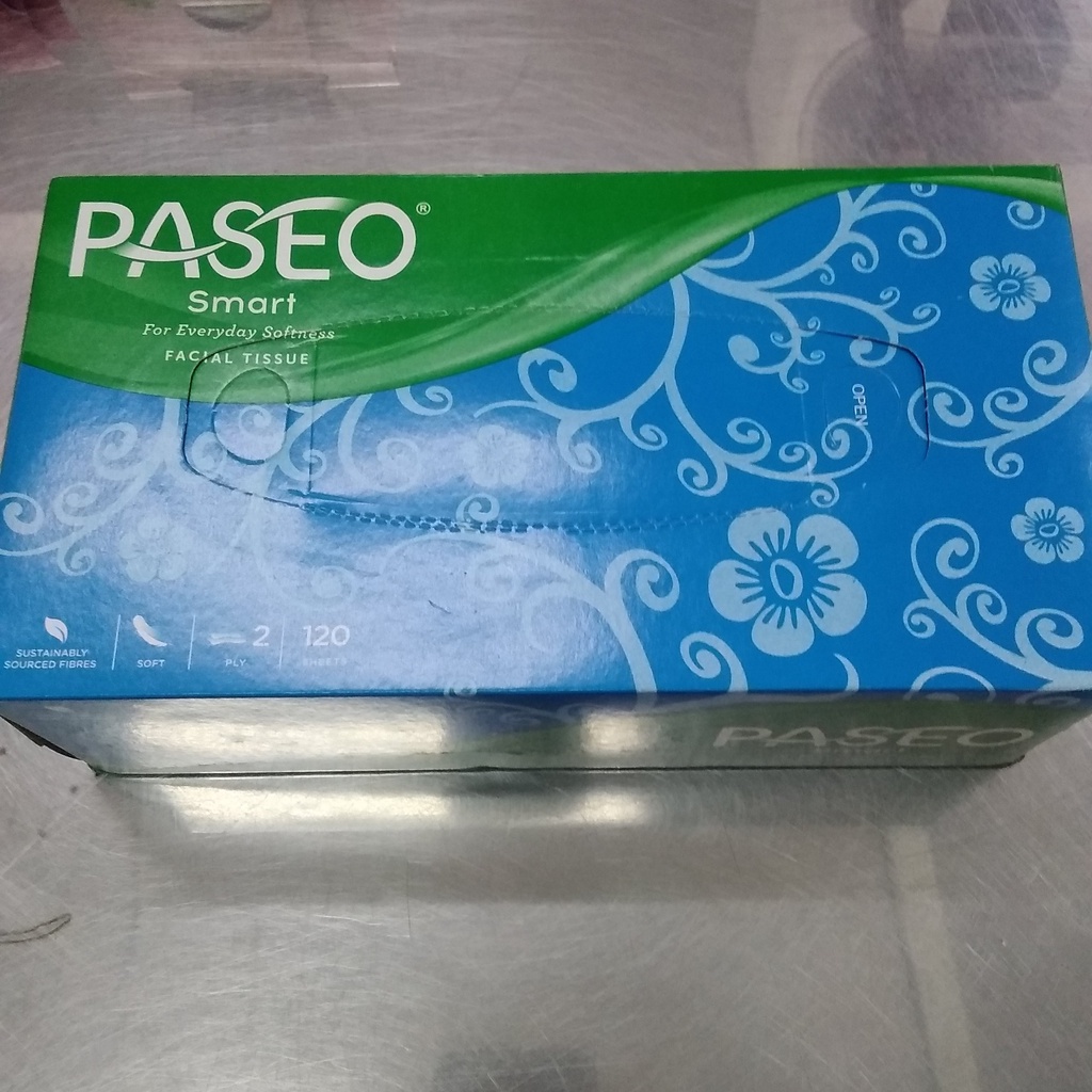 TISU PASEO SMART BOX 120 SHEETS 2 PLY