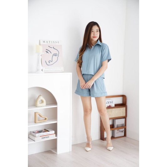 Marissa Blouse Wanita | Blouse Set  Setelan Wanita | One Set Wanita | Baju Wanita