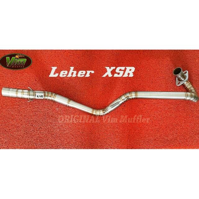 Leher knalpot XSR. Header knalpot XSR. Leher knalpot XSR fullcacing. Leher knalpot XSR fullstenlis