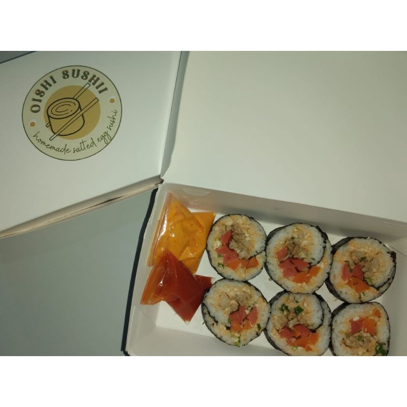 

Sushi Salted Egg
