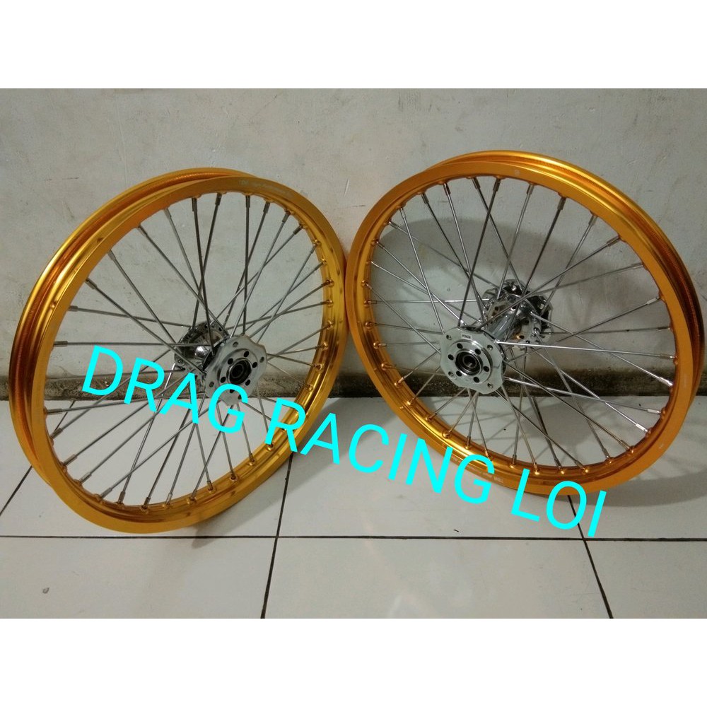 sepaket velg jari jari tromol becak ninja r. ninja rr Lim cod 59