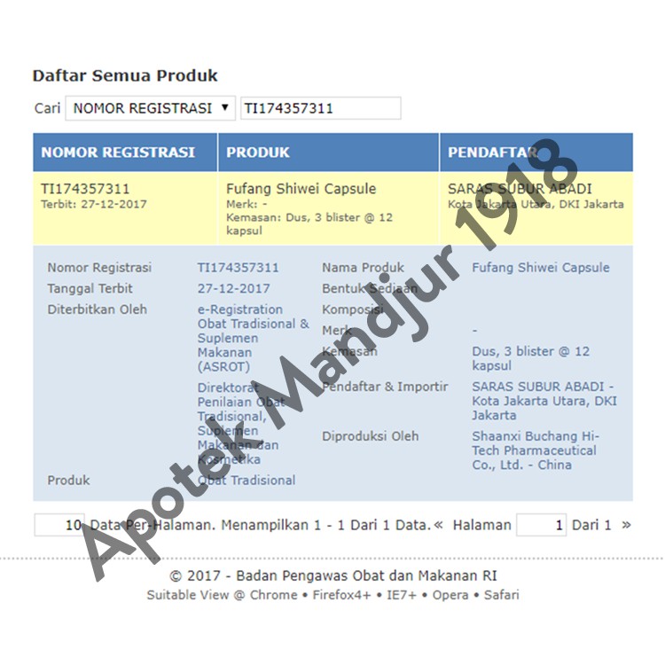 Fufang Shiwei Capsule - Obat Herbal Infeksi Saluran Kemih-4
