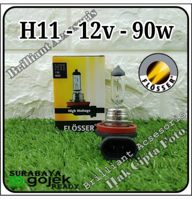 Lampu Bohlam Halogen - H11 - Banyak Pilihan Merk