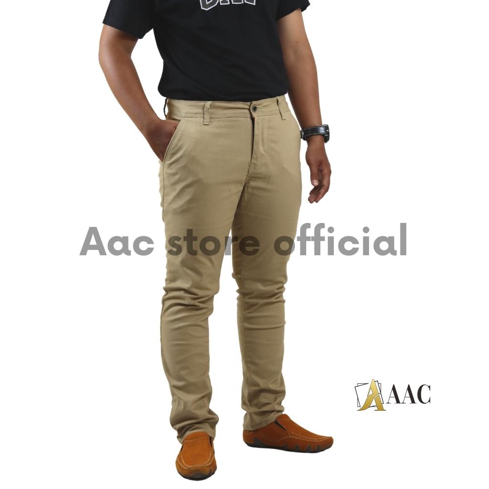 CELANA CHINO PANJANG PRIA SLIM FIT MC HUGO ORIGINAL