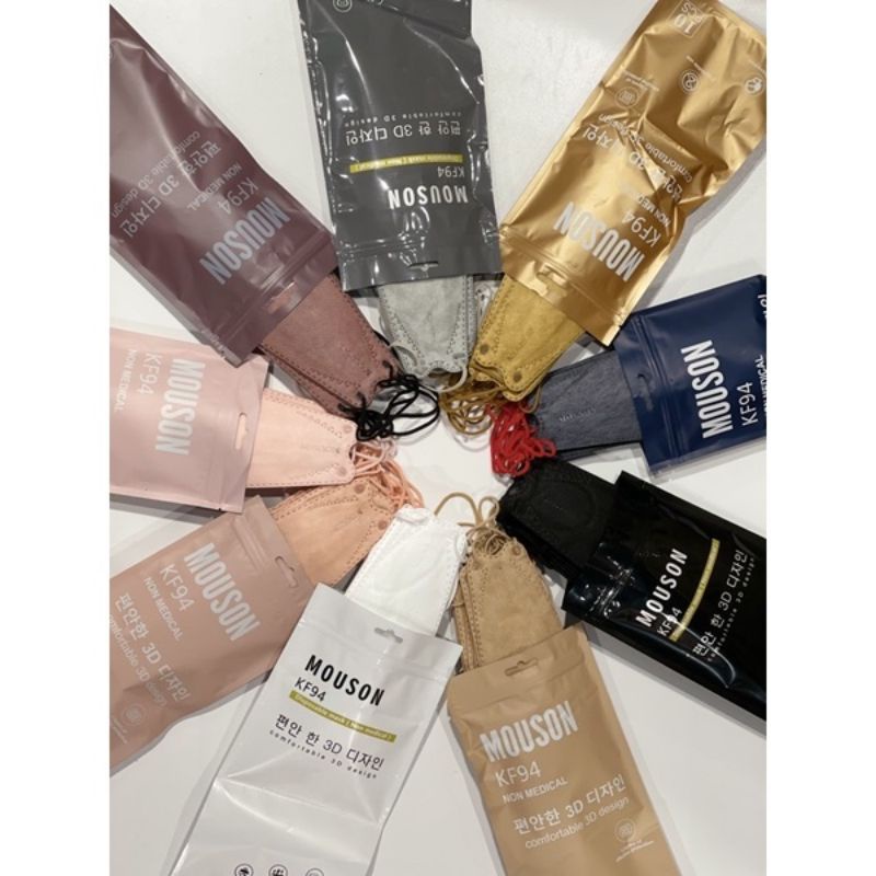 KF94 Mouson Warna 10's | KF Mouson Convex 3D Earloop WeMask