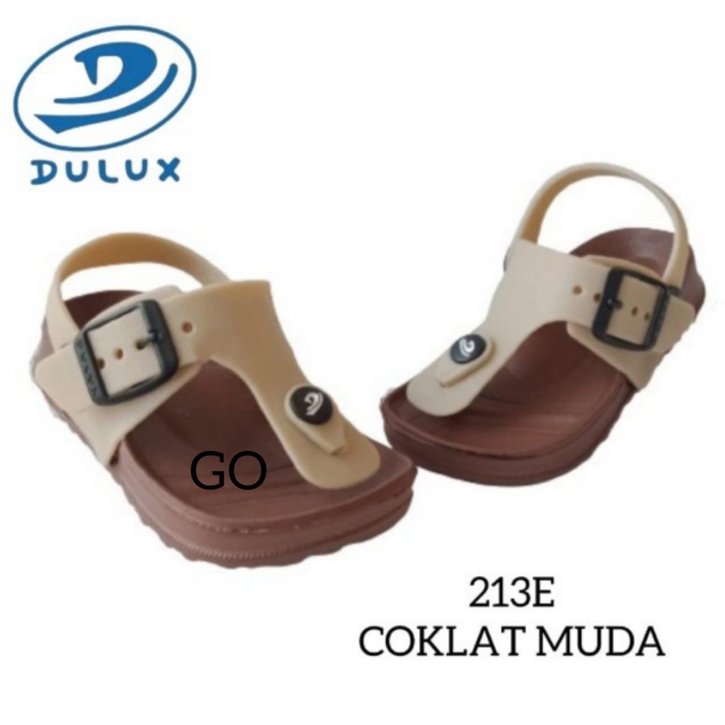 gof DULUX 213E Sendal Japit Anak Paud Laki-Laki Bisa Untuk Sekolah Sandal Jepit Anak Balita Tali Belakang BVL