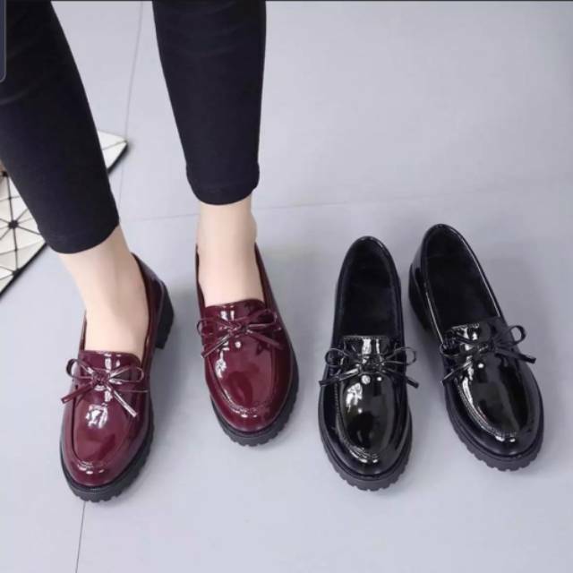 Sepatu Oxford Wanita - Sepatu Docmart Bts Terlaris - Bisa Bayar Di Tempat(cod)