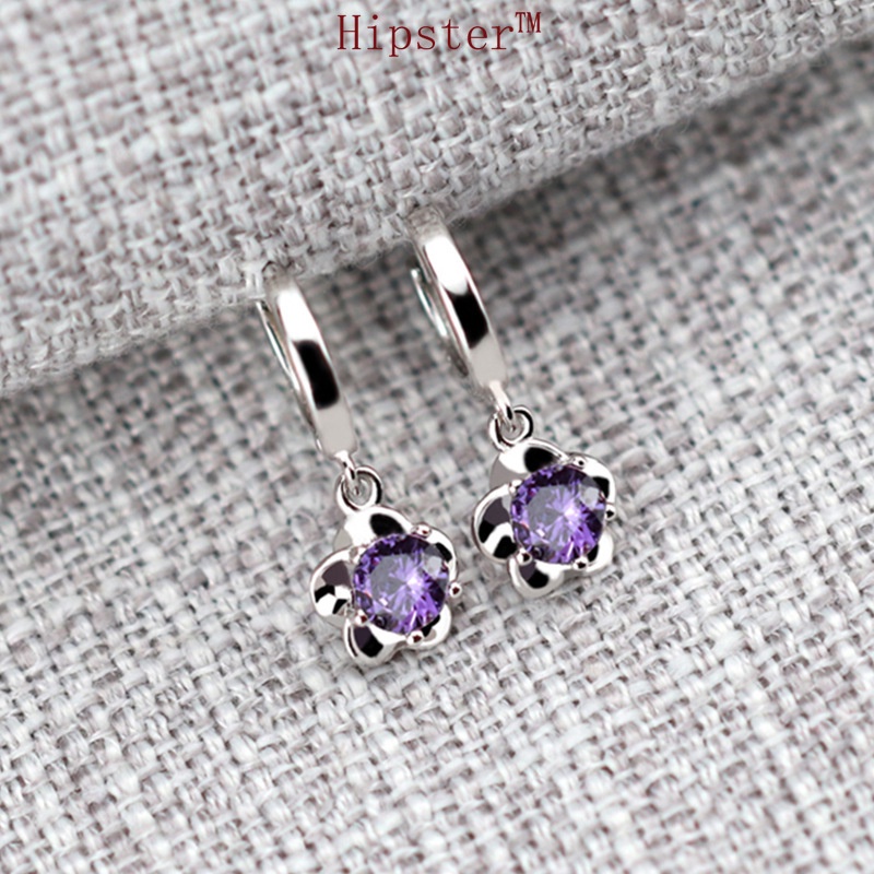 Popular Best-Selling Fashion Classic Exquisite Plum Earrings