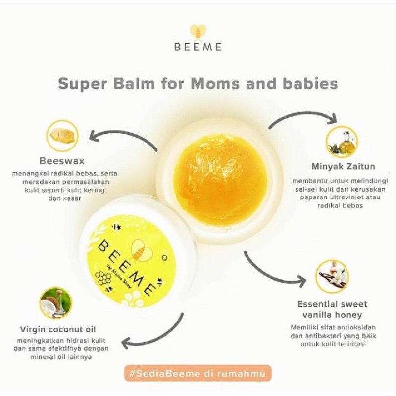 Beeme Nourishing Balm Skincare Ibu dan Anak