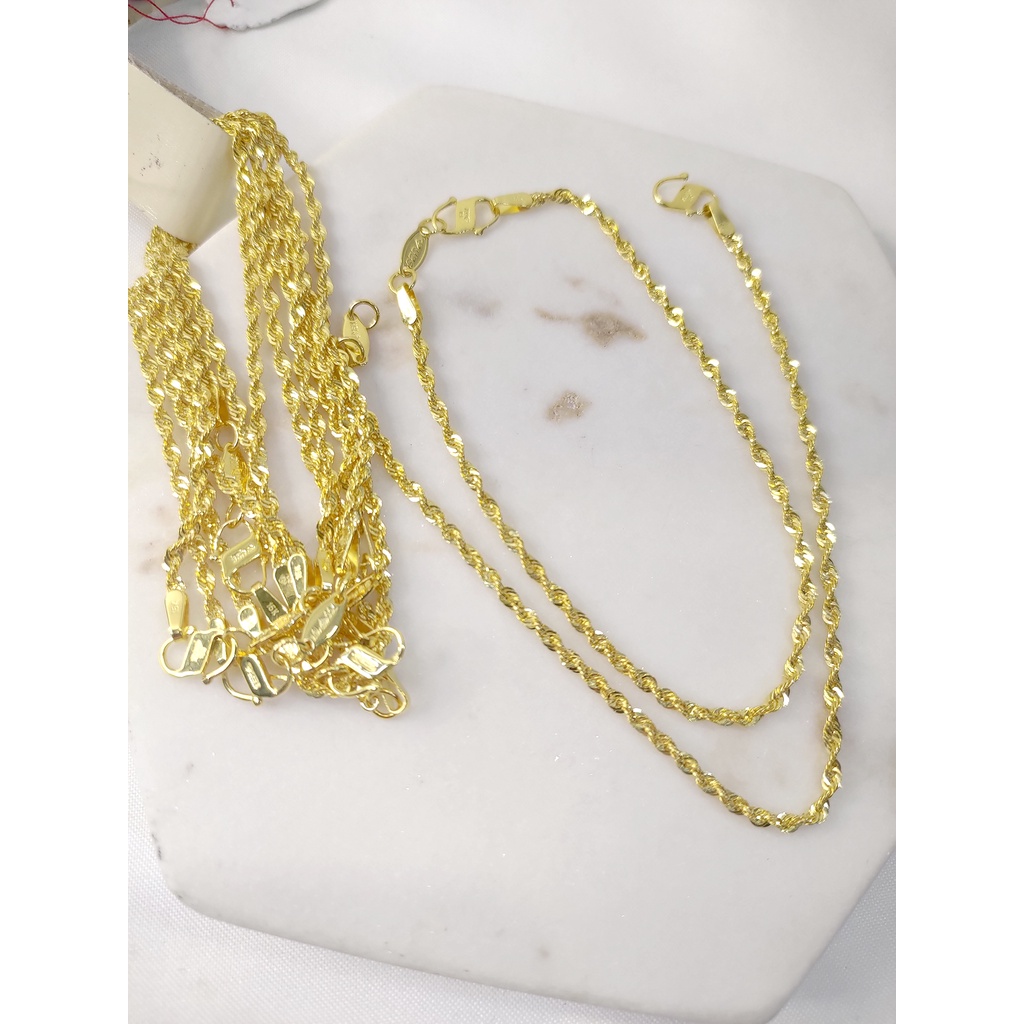 Gelang rantai superlight UBS 700 emas asli 16k