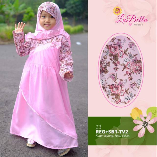 GAMIS ANAK PEREMPUAN TUTU LABELLA USIA 8-11 TAHUN