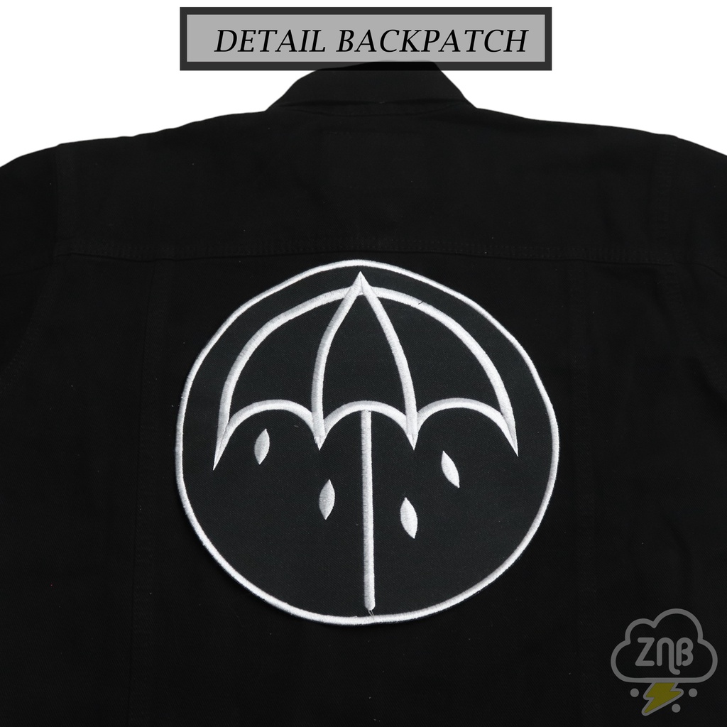 Tempelan Jaket Logo Bring Me The Horizon Patch Bordir BMTH Zinbons Patch