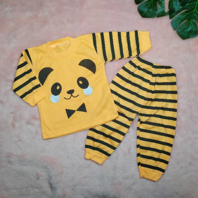 Ss#008 Baju Setelan Anak size 0-12bulan / Piyama Anak / Pakaian Bayi / Baju Tidur Bayi