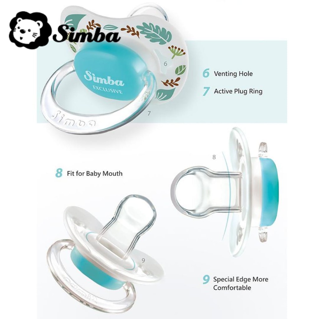 Simba Pacifer Crystal romance 0M+ 6M+ Empeng Bayi - P181