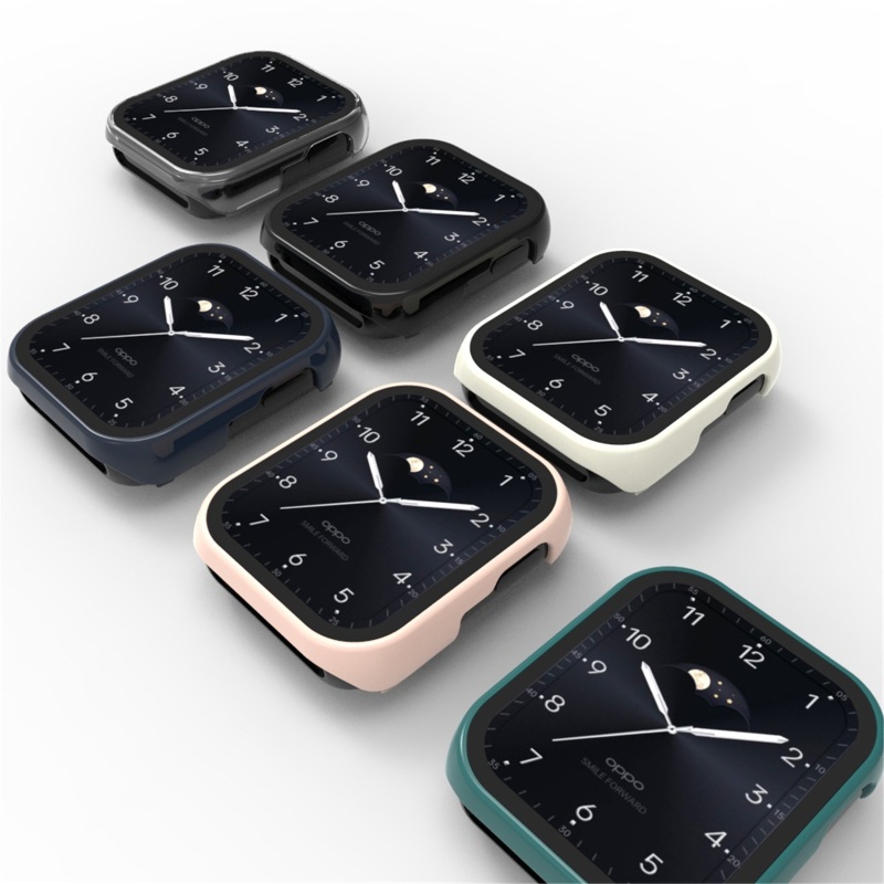Btsg Ultra-Tipis PC Untuk Shell Pelindung Pelindung Pelindung Layar Untuk Case Untuk OPPOWatch 342mm Smartwatch Ganti Cover Rumah