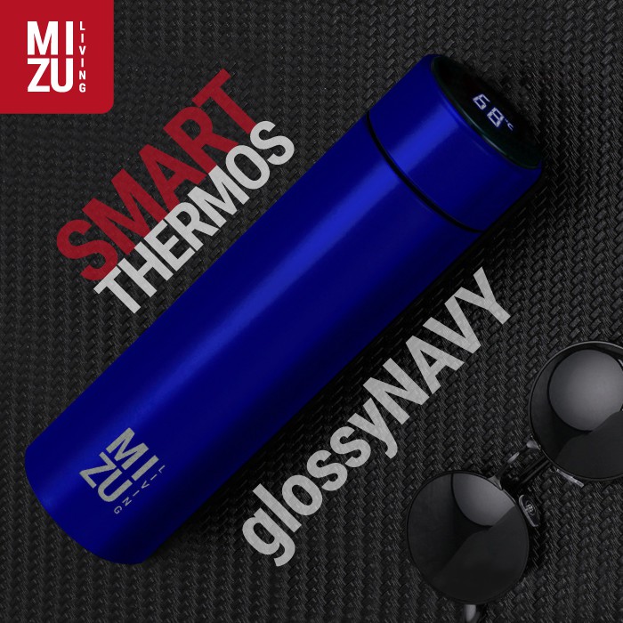 MIZU LIVING Smart Thermos Botol Minum Tumbler Vacuum Flask Stainless Steel 500ml BPA-Free Hot & Cold-8