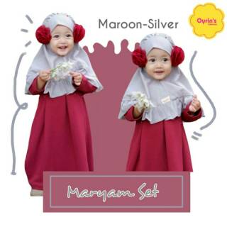 GAMIS ANAK  MODEL  MARYAM SIZE SS 0 1  TAHUN  Shopee Indonesia