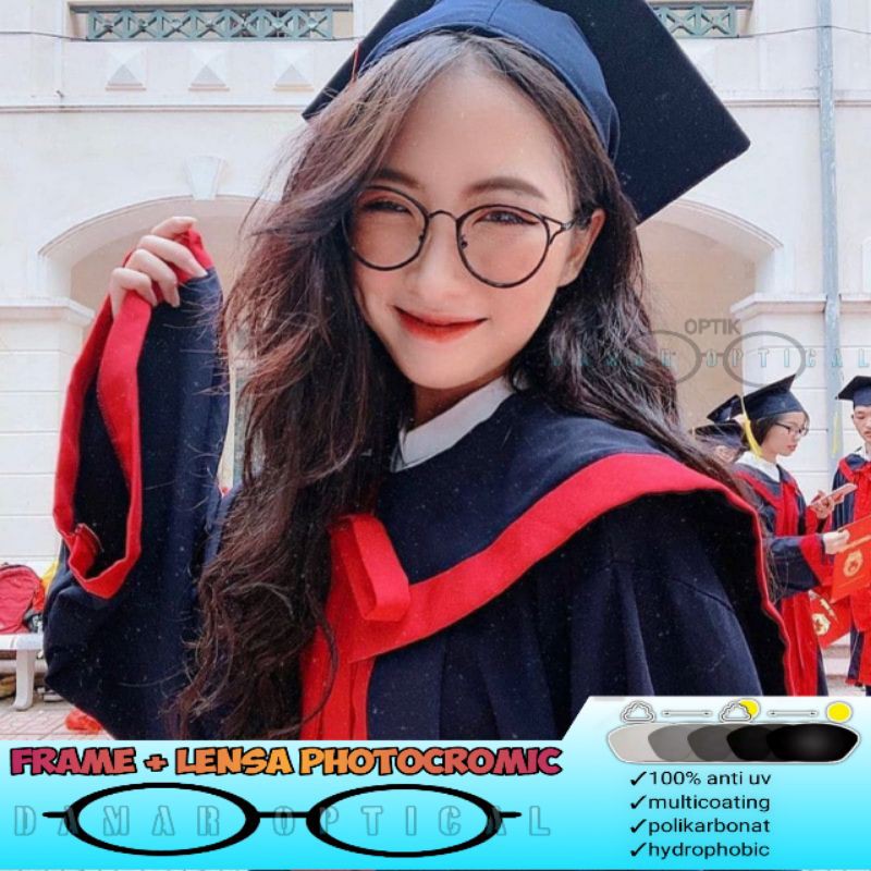 KACAMATA MINUS FRAME SIMA 90029 | KACAMATA WANITA ANTI RADIASI | KACAMATA PHOTOCROMIC | FRAME KACAMA