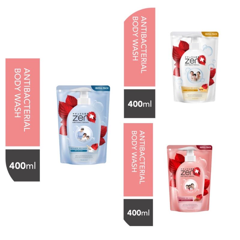 ZEN ANTIBACTERIAL BODY WASH 450ML