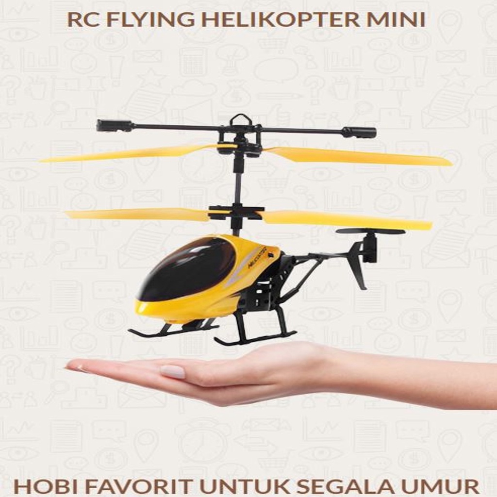 F1 Helikopter Helicopter Remote Remot Control Mainan Jarak Jauh Tahan Anti Banting Mainan Helikopter