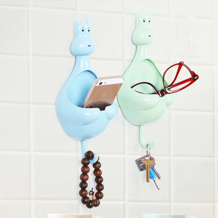 IKILOSHOP Bathroom cartoon suction Tempat Sikat odol lap tangan sabun Model Kompartemen Kartun