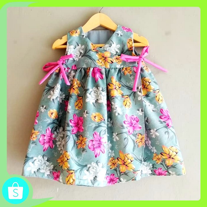  Baju  Bayi  Perempuan  Dress Bayi  Handmade Katun Newborn 0 