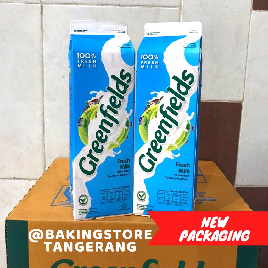 

Fresh Milk Greenfields 1 L | Susu segar Full cream Greenfields
