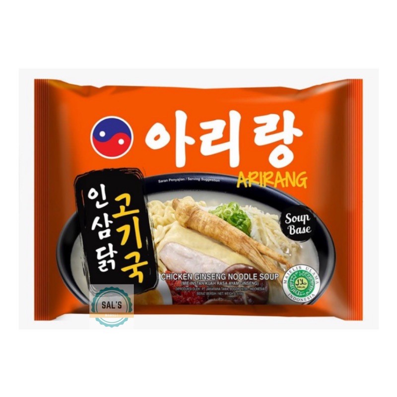 

Arirang Chicken Ginseng Noodle Soup HALAL 110 gr Mie Instant Kuah