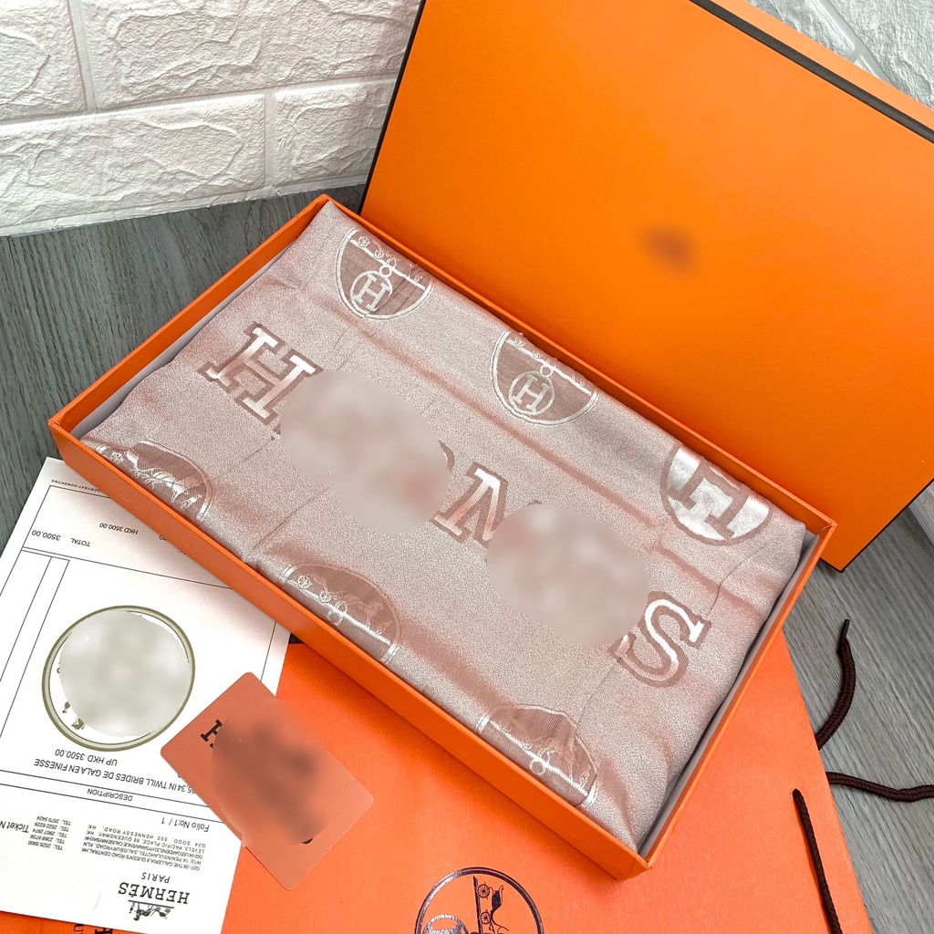 LX4018 SELENDANG WANITA PREMIUM SCARF / SYAL BRANDED FULL SET FREE PAPERBAG + BOX + FAKEBILL IMPORT QUALITY KUALITAS PLATINUM-4