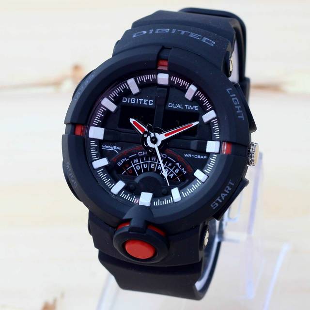 Jam Tangan Pria Digitec Original Rubber Water Resist