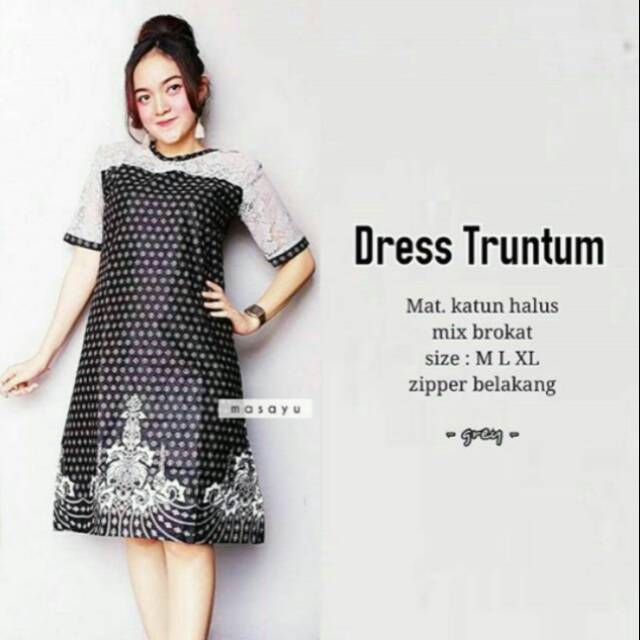 GROSIR BATIK DRESS TRUNTUM