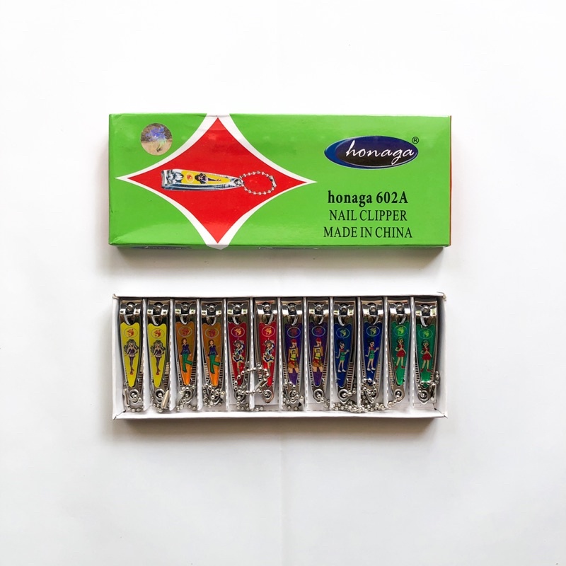 (12 Pcs) Potong Kuku Honaga Kecil