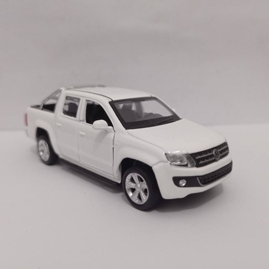 Diecast mobil VW Volkswagen amarok putih apolo 1:46 mobil mainan harga murah