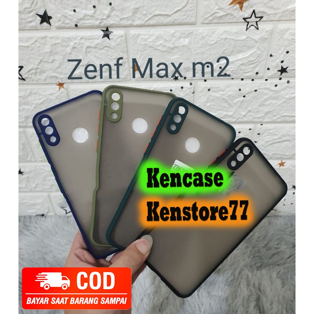Softcase Asus Zenfone Max M2  Case Matte Colour Casing Hardcase Asus Zenfone Max M2 Transparan