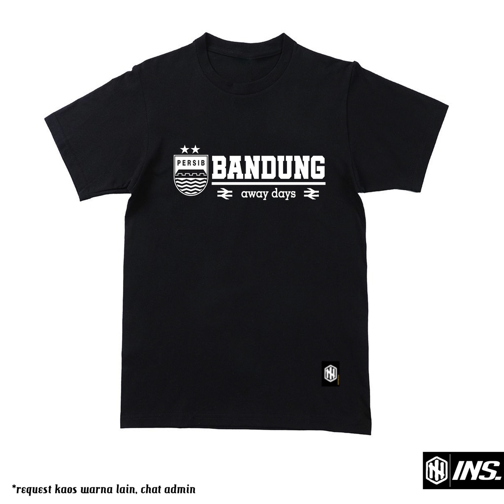 kaos tshirt casual persib bandung bobotoh awaydays