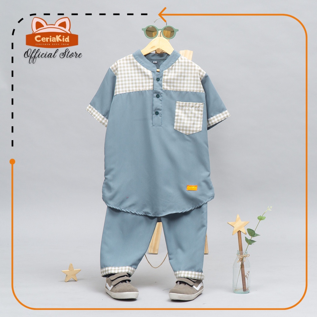 [CERIAKID] Baju Anak Laki Koko Set Dubai 0 - 9 tahun